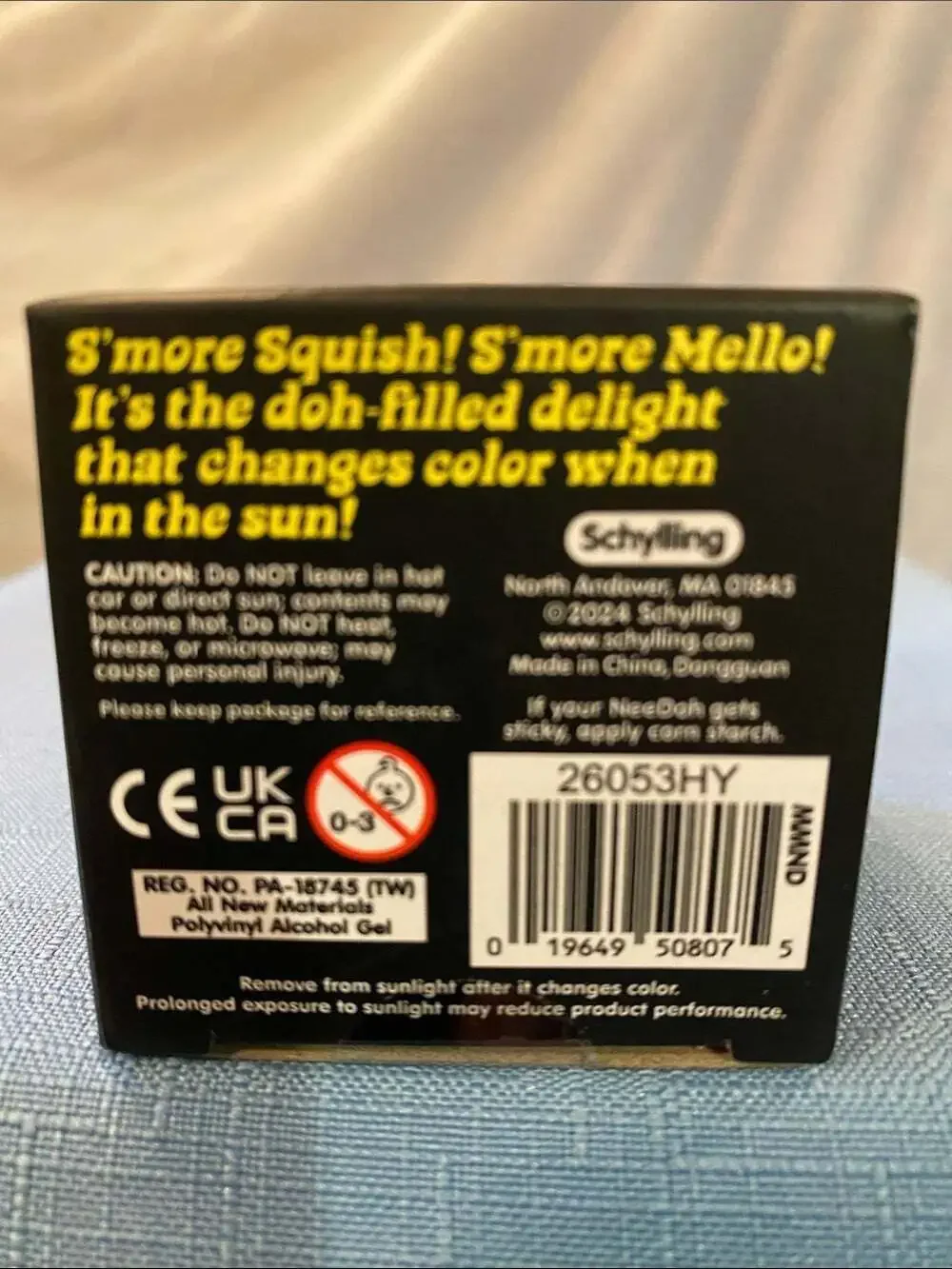 NEE DOH Mello Mallo Color-Changing Marshmallow Squishy - Blue